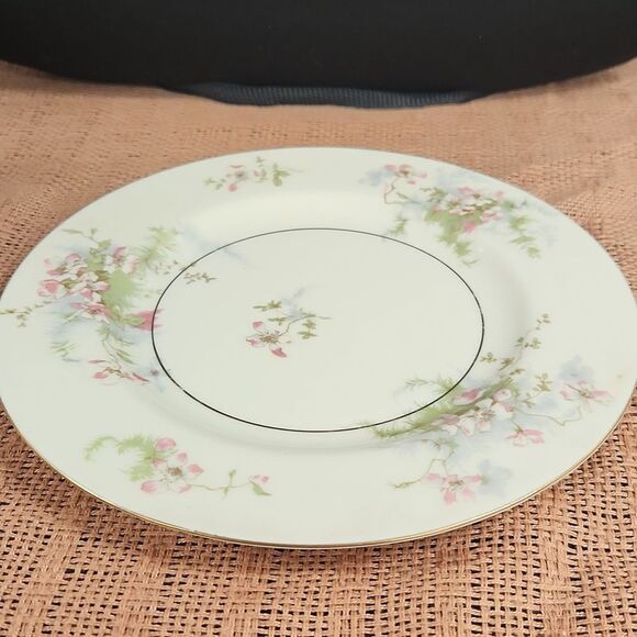 Theodore Haviland Apple Blossom Floral Salad Plate 8" - Picture 1 of 3